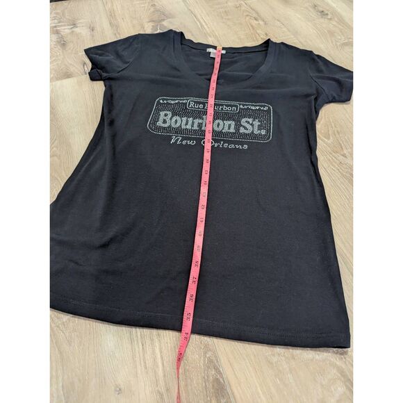 Blingy Bourbon Street New Orleans Souvenir T-shirt - Picture 9 of 11